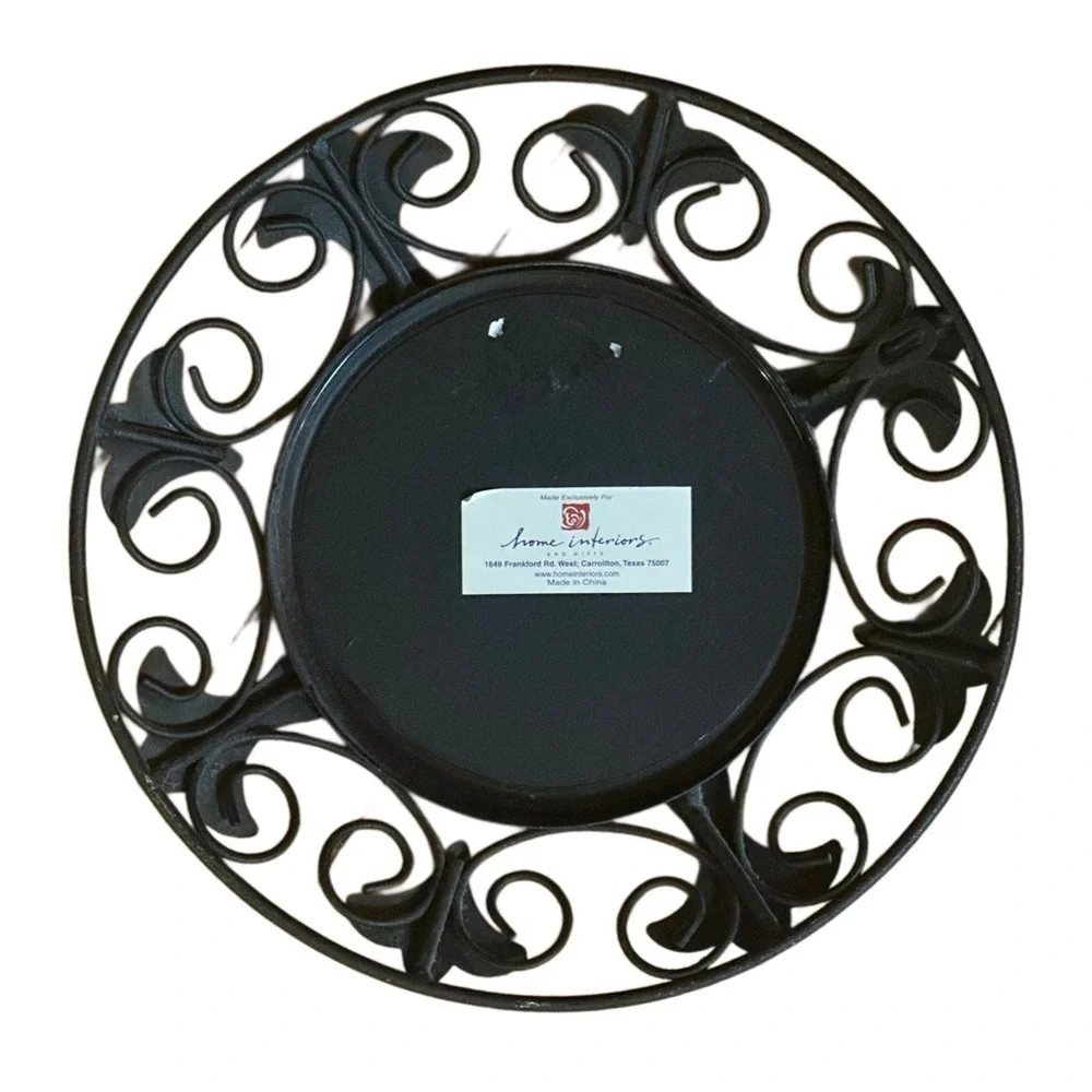 Black Floral Wall Mirror Home Interiors